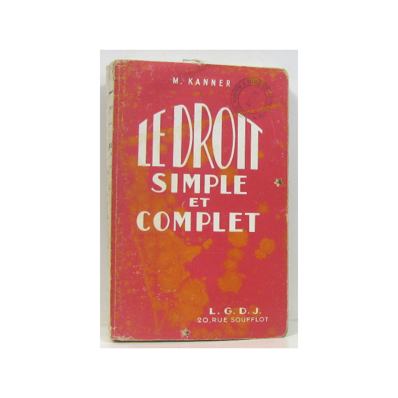 Le Droit Simple et Complet