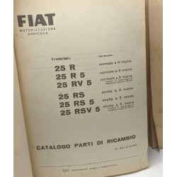 Catalogo parti di Ricambio - Fiat motorizzazione agricola - 25R...