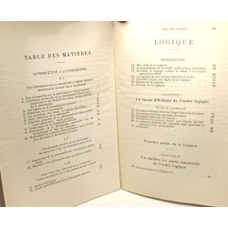 Cours de philosophie VOLUME I Logique