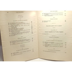 Cours de philosophie VOLUME I Logique