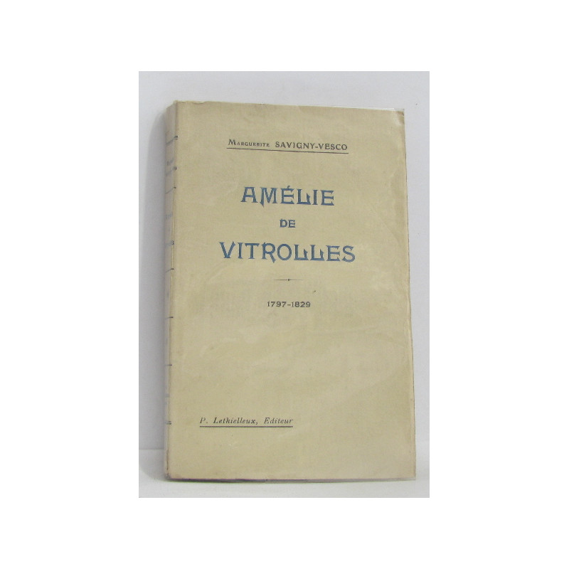 Amélie de vitrolles 1797-1829