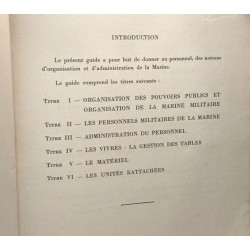 Mémento d'Organisation Générale et d'Administration de la Marine /...