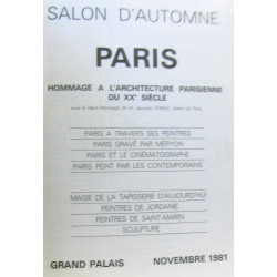 Salon d'automne Paris hommage à l'architecture parisienne du XXe...