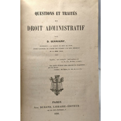 Questions et traités de droit administratif