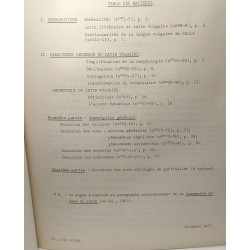 Notions de phonétique historique du latin vulgaire / exercices...