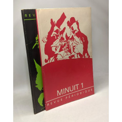 Minuit - revue bimenstrielle - 2 numéros: N°1 Novembre 1972 + N°3...
