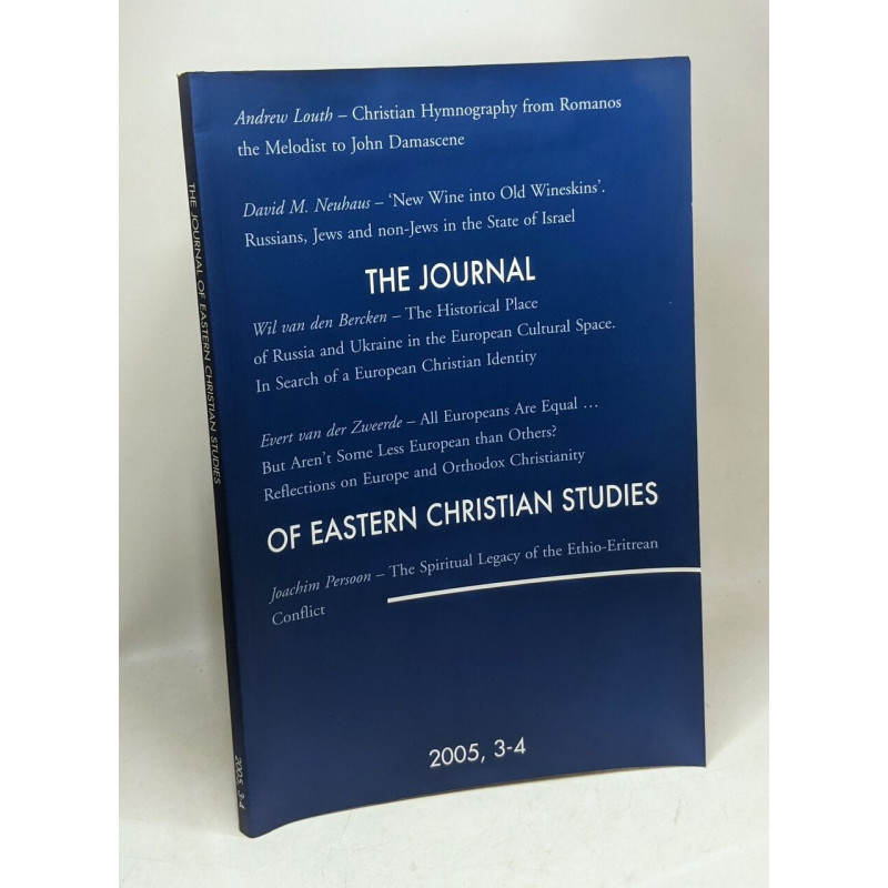 The journal of Eastern Christian Studies - VOLUME 57 2005 3-4