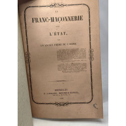 La franc-maçonnerie dans l'état