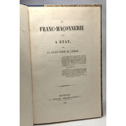 La franc-maçonnerie dans l'état