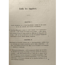 La franc-maçonnerie dans l'état