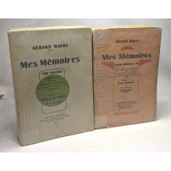 Mes mémoires - tome un a quatre - 1927/1928 - 1928/1929 - 1929 -...