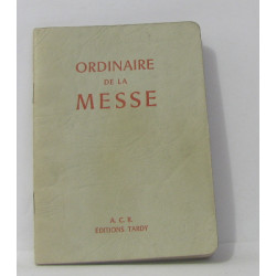 Ordinaire de messe extrait du missel biblique