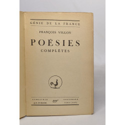 Poésies complètes