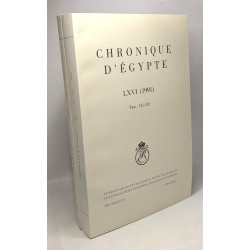 Chronique d'Egypte 3 volumes: LXV (1990) fasc. 130 + LXVI (1991)...