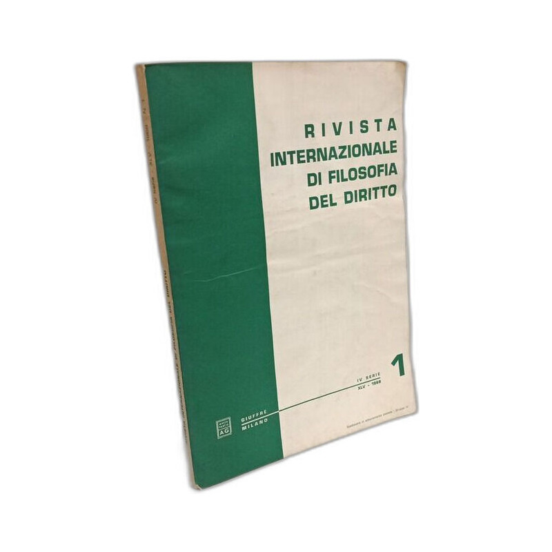 Rivista internazionale di filosofia del diritto --- giuffré IV...