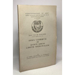 Index verborum in quinti sereni librum medicinalem /...