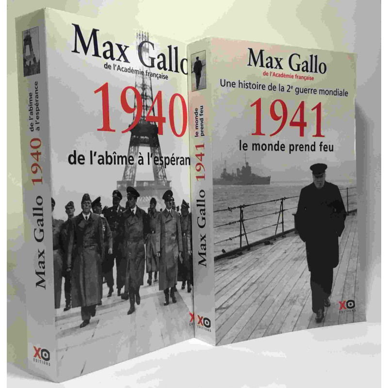 1940 l'abîme de l'espérance + 1941 le monde prend feu --- 2 livres