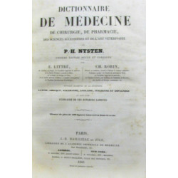 Dictionnaire de médecine der chirurgie de pharmacie des sciences...