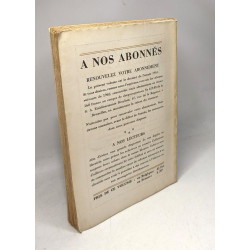 Audace - recueil littéraire trimestriel VOL. 33 Octobre 1961