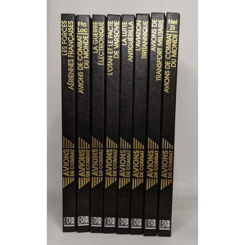 Lot de 8 ouvrages portant sur l'aviation édités aux éditions Atlas...