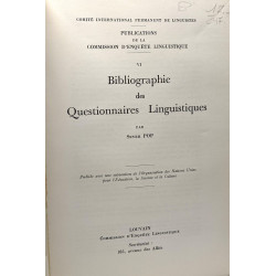 Bibliographie des questionnaires linguistiques - comité...