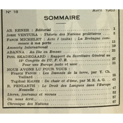 Ar Vro --- Bretonne d'études Bimestrielle --- 4 revues:...