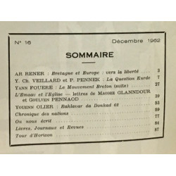 Ar Vro --- Bretonne d'études Bimestrielle --- 4 revues:...