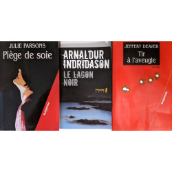 12 romans à suspens auteurs divers (voir descriptif complet): Le...