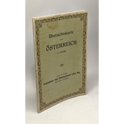 Übersichtskarte von österreich --- 1:750.000 --- Kartographisches...