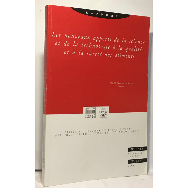 Les nouveaux apports de la science et de la technologie la qualité...