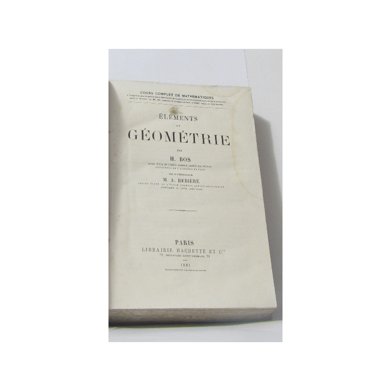 Éléments de géométrie