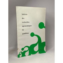Bulletin des recherches agronomiques de Gembloux - VOLUME 27 n°2 -...