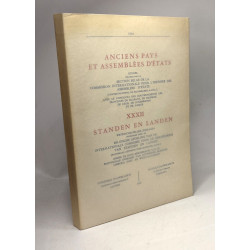 Anciens pays et assemblées d'états XXXII standen en landen -...