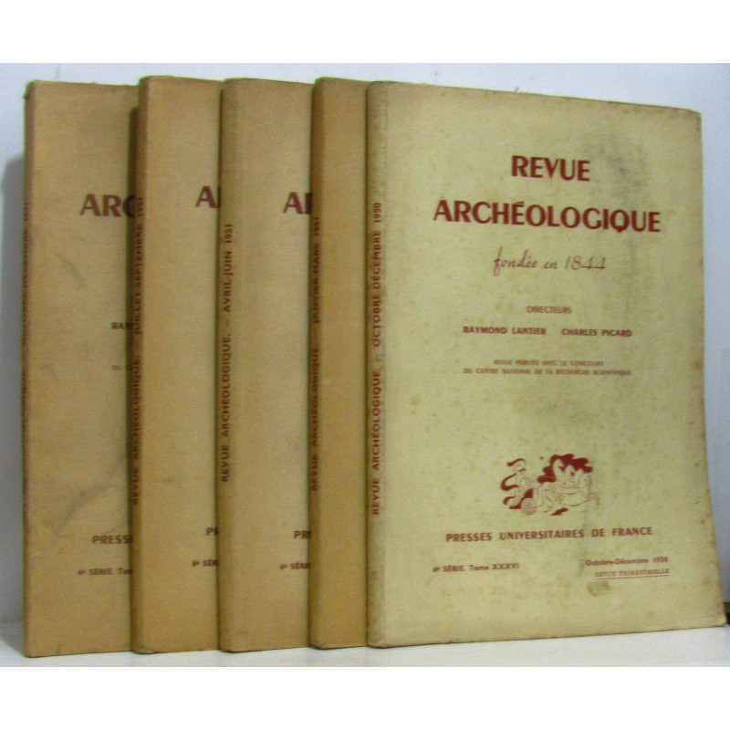 Revue archéologique fondée en 1844 - du tome 36 octobre-décembre...