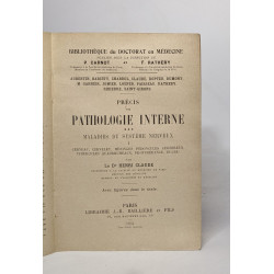 Précis de pathologie interne - maladies du système nerveux - I...