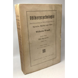 Völkerpsychologie - eine untersuchung der entwicklungsgesetze von...
