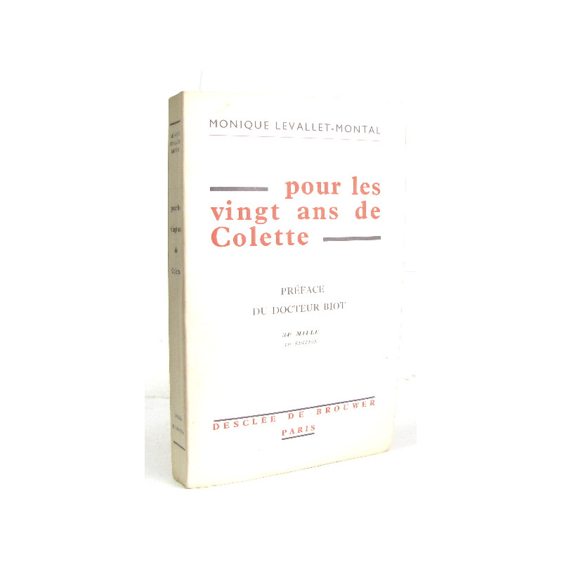 Pour les vingt ans de colette
