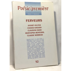 Poésie / première n°52 Velter Khoury Bohi Benfodil Serreau