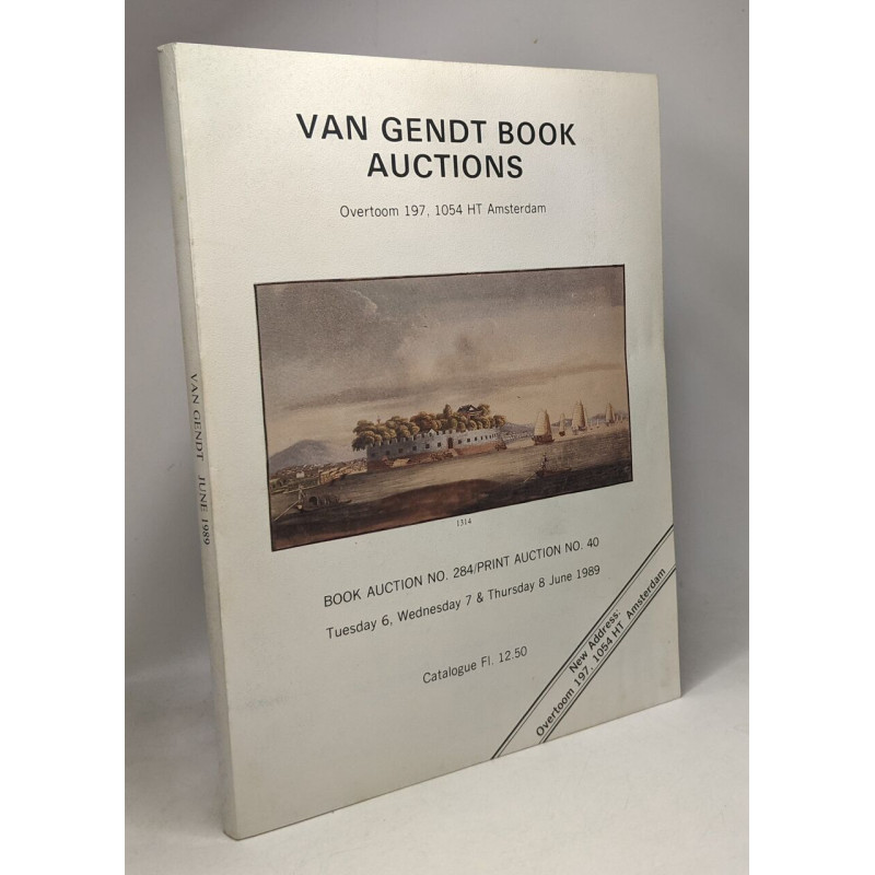 Van Gendt book auctions - Overtoom 197 1054 HT Amsterdam --- book...