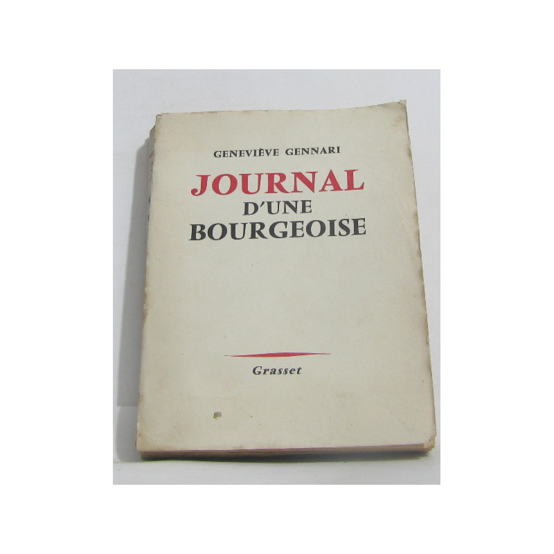 Journal d'une bourgeoise