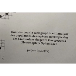 Notes fauniques de Gembloux 4 numéros: 17 - 20 - 22 - 23 (entre...