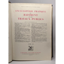 Encyclopédie du batiment des travaux publics - tome II - III