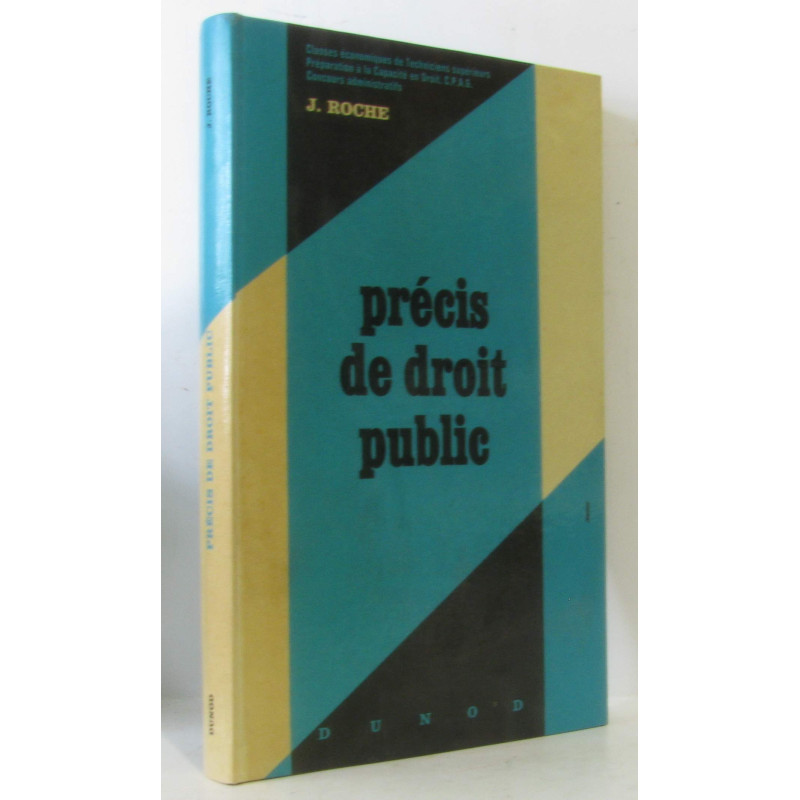 Précis de droit public.(2e édition)