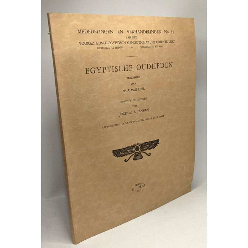 Egyptische oudheden - mededelingen en verhandelingen n°12