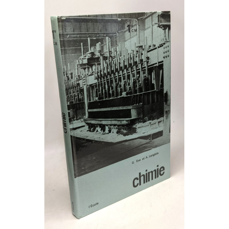 Chimie - première C M et M' programme 1957