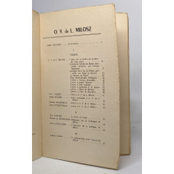 O. V. de L. Milosz (1877-1939) - collection les lettres