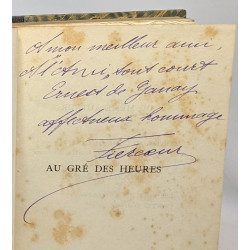 Au gré des heures - avec hommage de l'auteur