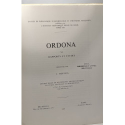 Ordona VI rapports et études / Etudes de philologie d'archéologie...