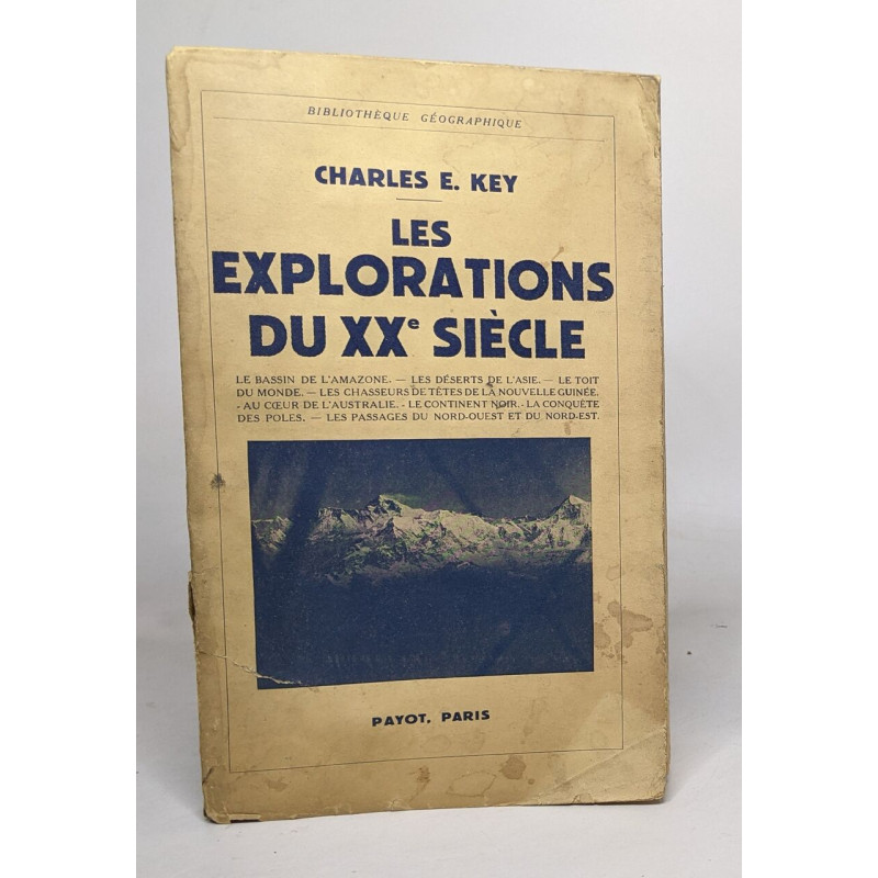 Les explorations du XXe siècle