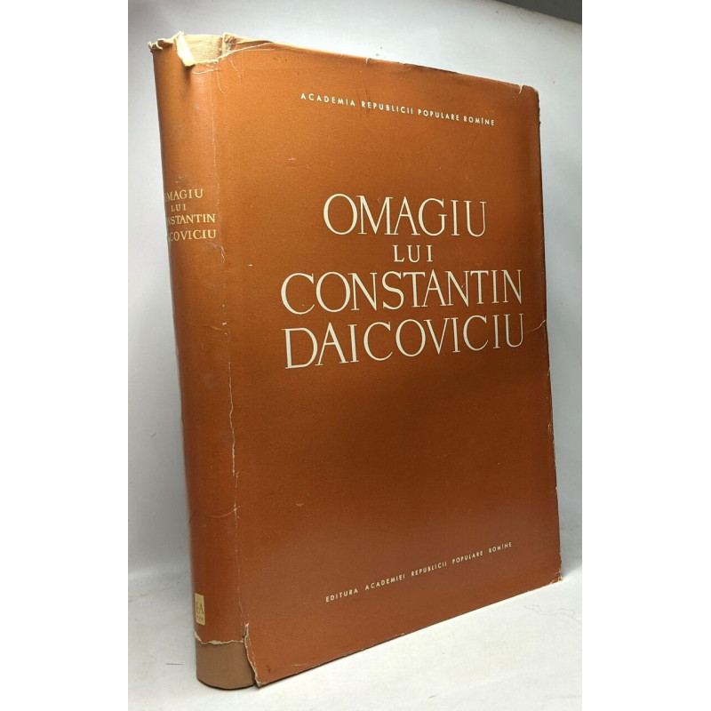 Omagiu lui Constantin Daicoviciu - cu prilejul împlinirii a 60 de...